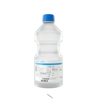 Fyziologický roztok – 1000 ml Ecotainer, 0,9 %, Braun.